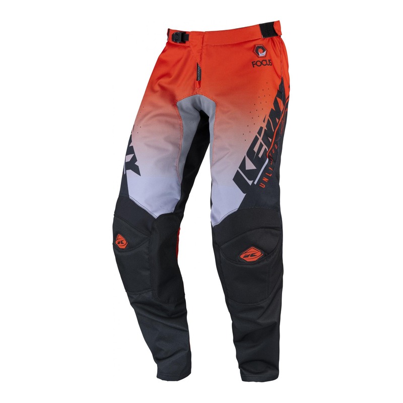 Pantalon cross enfant Kenny Track Focus Kid orange 2022- US-18