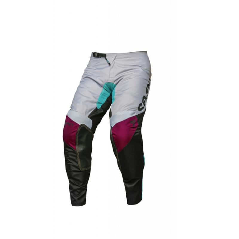 Pantalon cross enfant Mini Seven Annex Ignite noir/marron- 18US