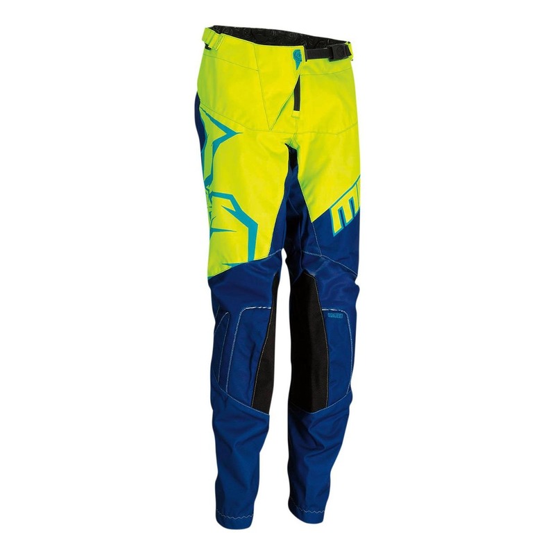 Pantalon cross enfant Moose Racing Qualifier jaune fluo/navy/bleu- 26