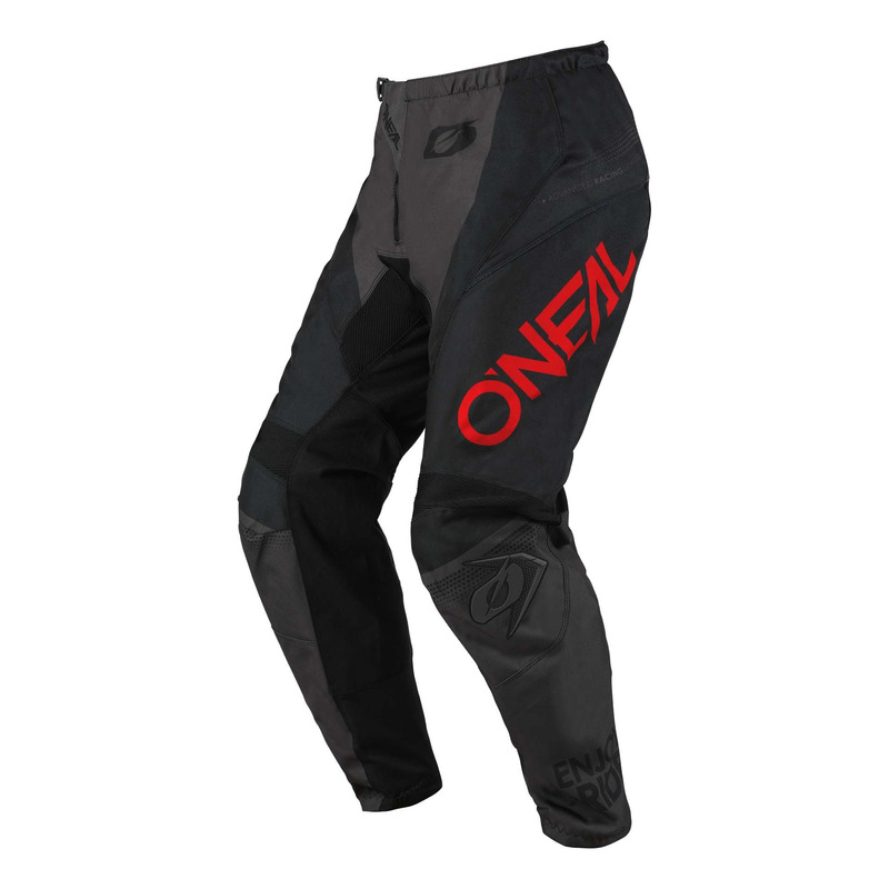 Pantalon cross enfant Oâ  Neal Element Youth Racewear black/grey/red-