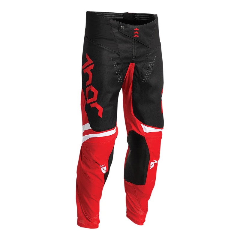 Pantalon cross enfant Thor Pulse Cube rouge/noir/blanc- US-18