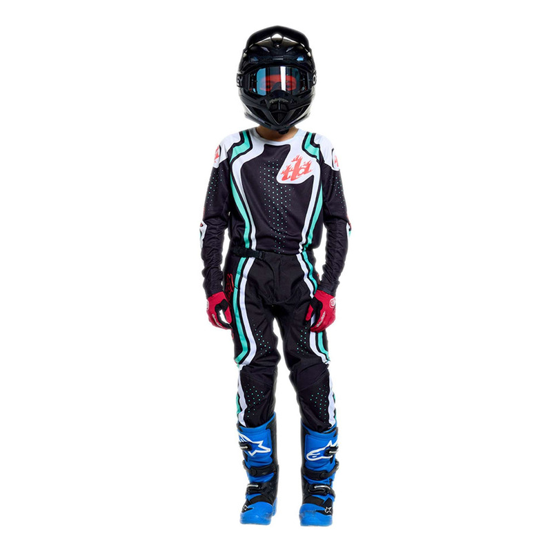 Pantalon cross enfant Troy Lee Designs GP Pro Roller noir/teal