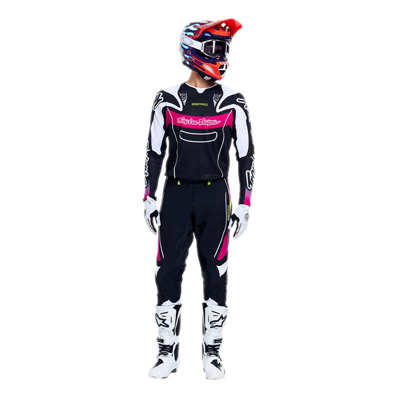 Pantalon cross enfant Troy Lee Designs SE Pro Salvo noir/blanc