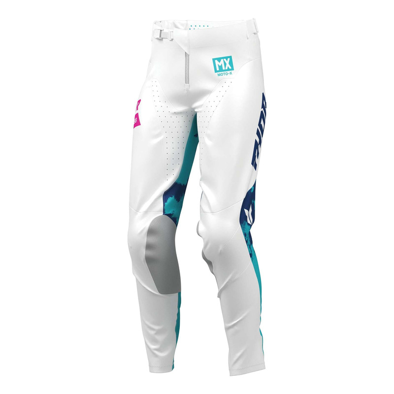 Pantalon cross femme Thor Launchmode Bleach black/orchid- 1/2