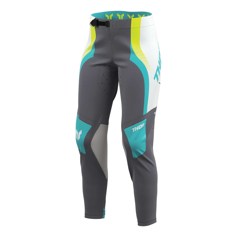 Pantalon cross femme Thor Sportmode Velocity gray/aqua- 00/0