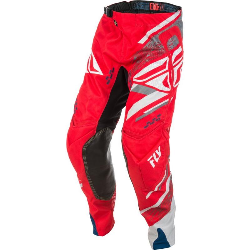 Pantalon cross Fly Racing Evo 2.0 rouge/blanc- US-28