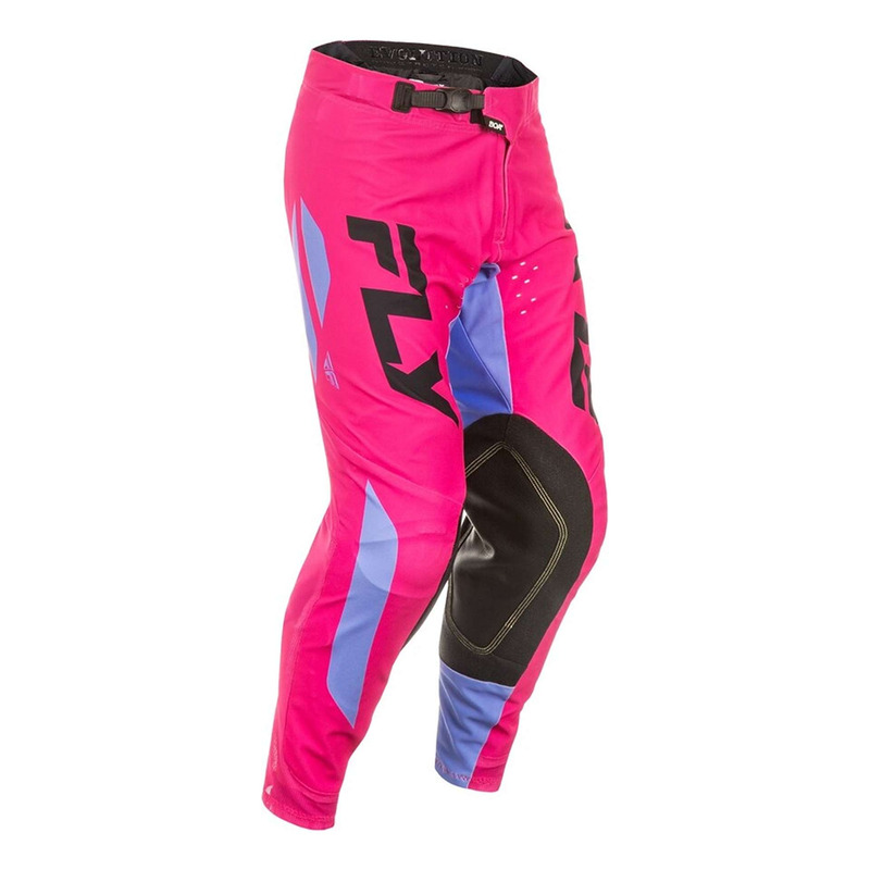 Pantalon cross Fly Racing Evolution DST rose/lavande/noir