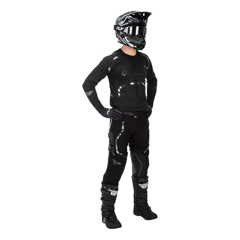 Pantalon cross Fly Racing Evolution DST black/silver-
