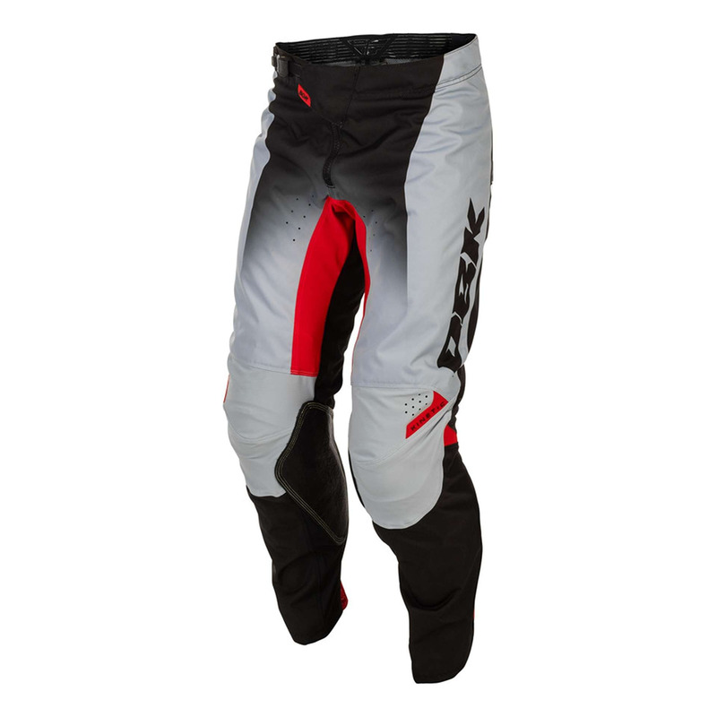 Pantalon cross Fly Racing Kinetic DBK grey/black/red-