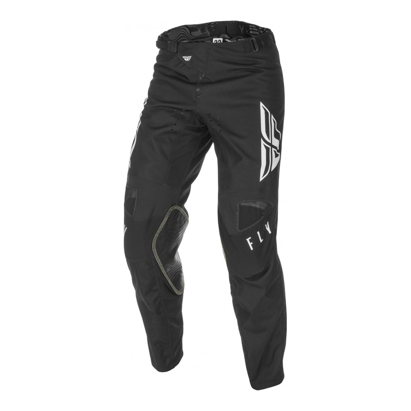 Pantalon cross Fly Racing Kinetic K121 noir/blanc- US-28