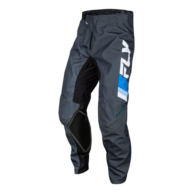 Pantalon cross Fly Racing Kinetic Prix bleu clair/charcoal/blanc- US-2