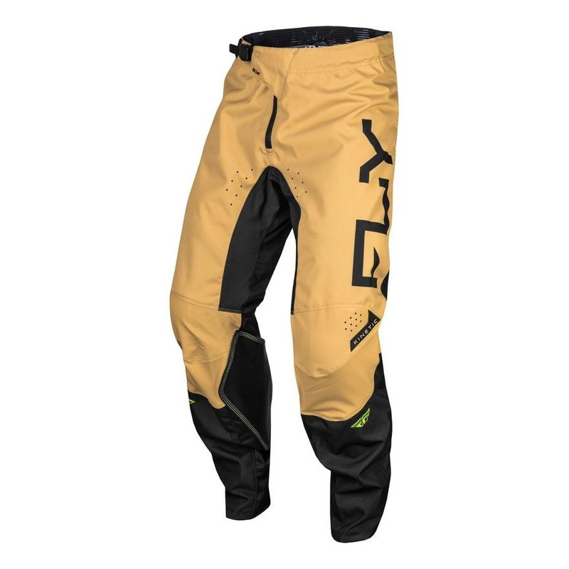 Pantalon cross Fly Racing Kinetic Reload kaki/noir/jaune fluo-