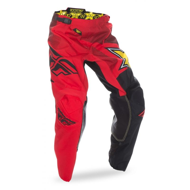 Pantalon cross Fly Racing Kinetic Rockstar rouge