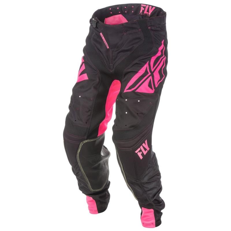 Pantalon cross Fly Racing Lite Hydrogen rose/noir- US-34