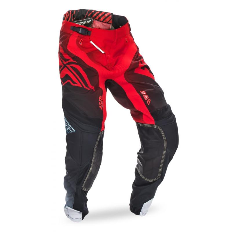 Pantalon cross Fly Racing Lite Hydrogen rouge/noir- US-30