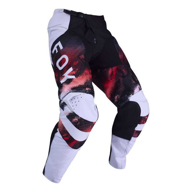Pantalon cross Fox Racing 180 Kairos white/red fluo-