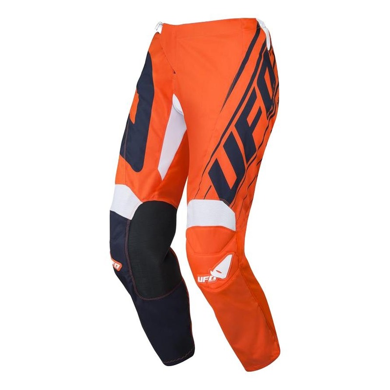 Pantalon cross junior Ufo Vanadium orange/bleu marine- US-26