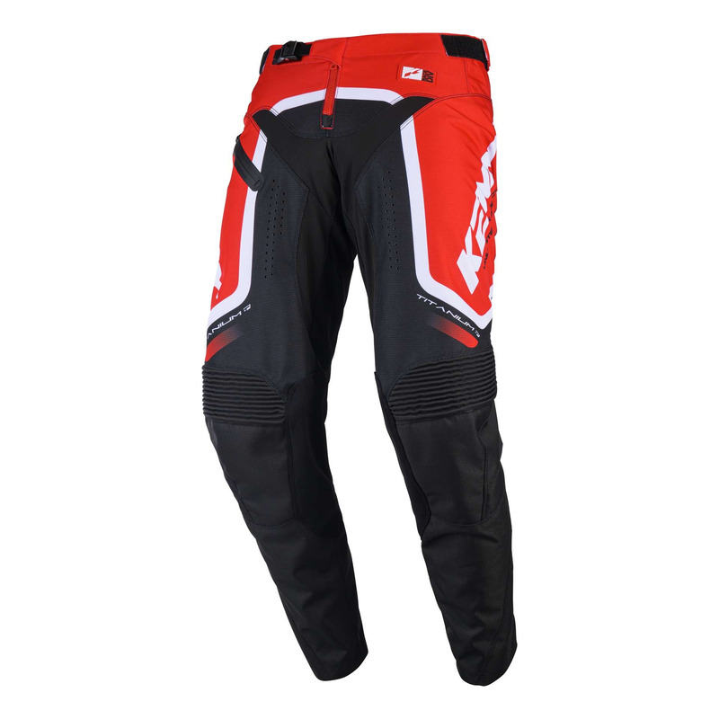 Pantalon cross Kenny Titanium red-