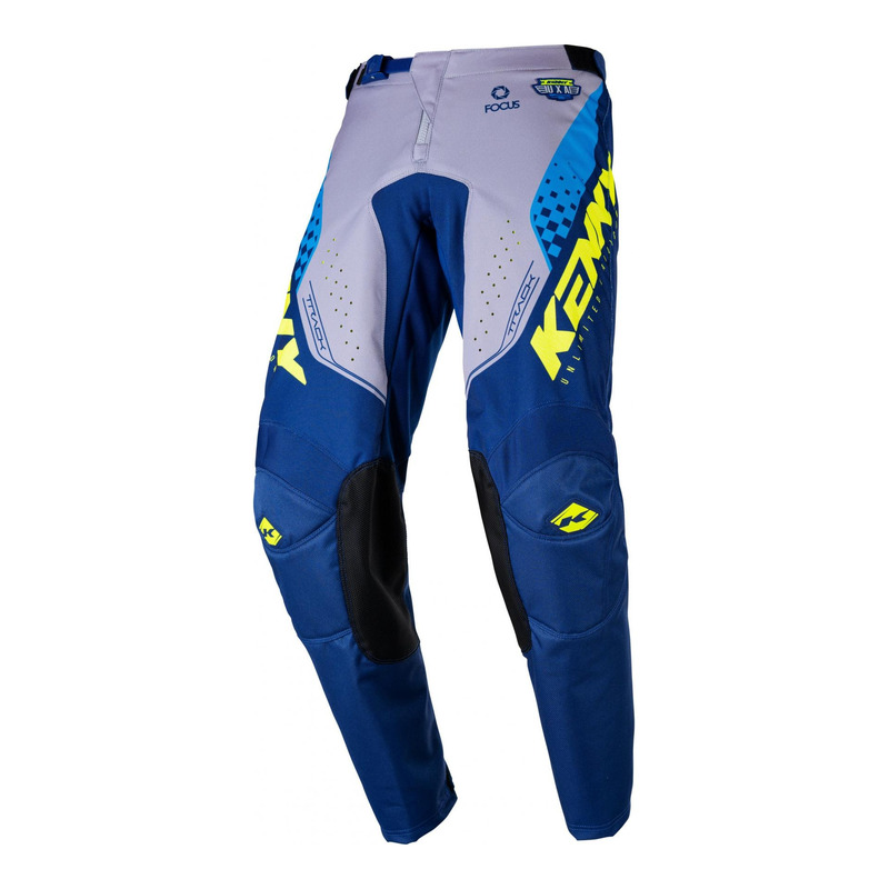 Pantalon cross Kenny Track Focus navy/jaune fluo-
