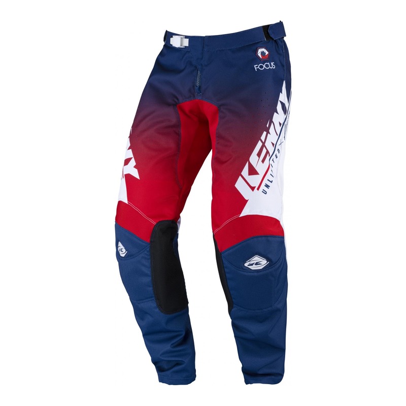 Pantalon cross Kenny Track Focus Patriot bleu/blanc/rouge 2022- US-28