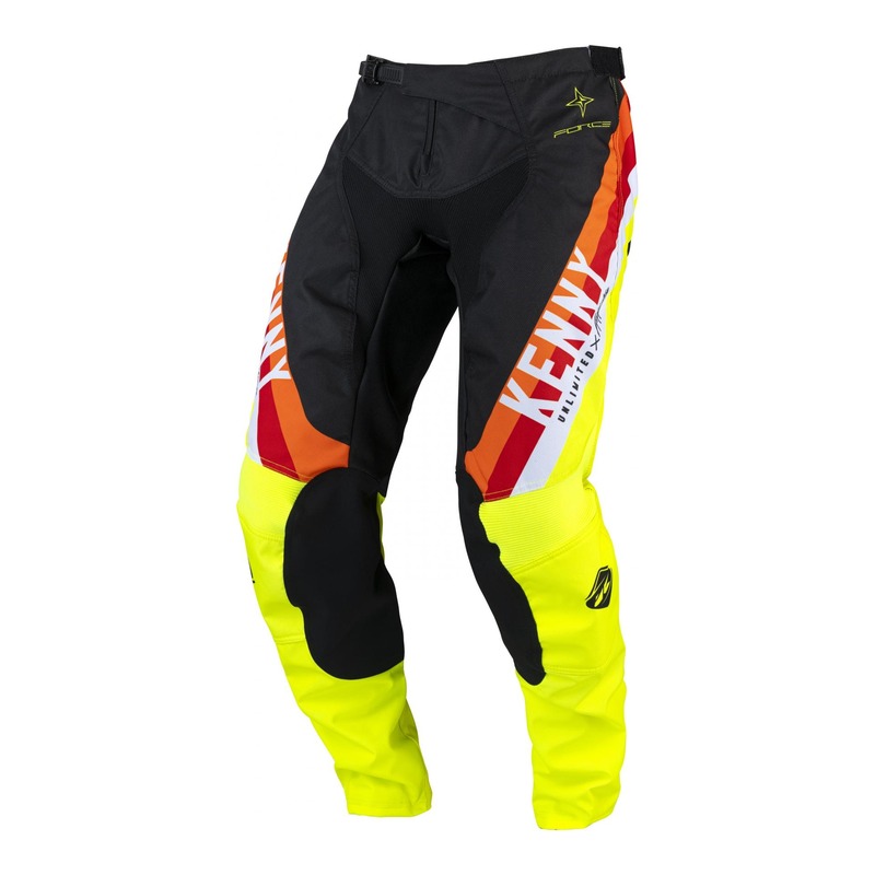 Pantalon cross Kenny Track Force jaune fluo/rouge/orange/noir 2022- US