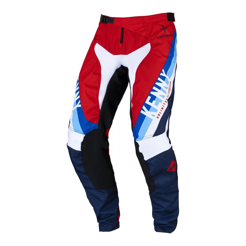 Pantalon cross Kenny Track Force rouge/bleu/blanc 2022- US-28