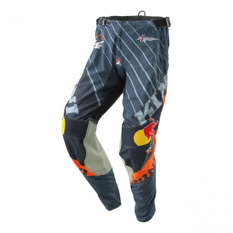 Pantalon cross Kini Red Bull Compétition V2.0 orange/gris