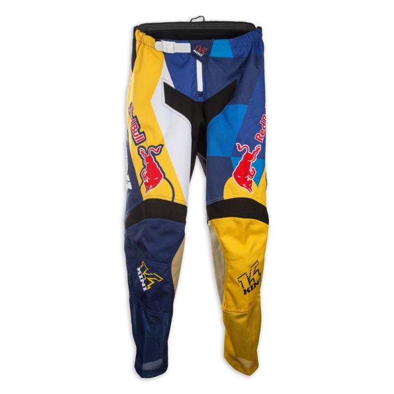 Pantalon cross Kini Red Bull Vintage bleu marine/jaune- US-30