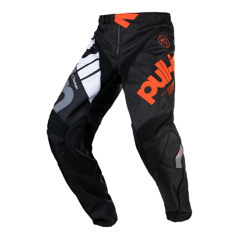 Pantalon cross Pull-in Challenger Race noir/orange- 28