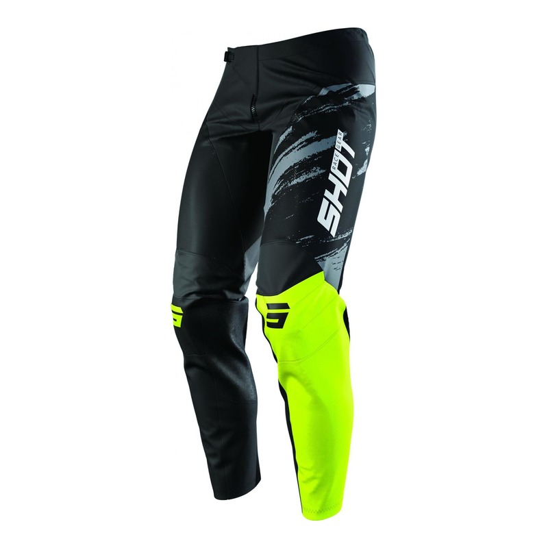 Pantalon cross Shot Contact Draw jaune fluo- US-26