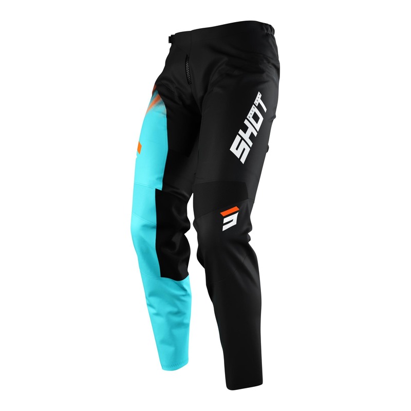 Pantalon cross Shot Devo Versus turquoise/noir/orange- US-26