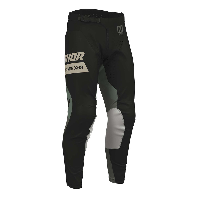 Pantalon cross Thor Launchmode Bleach black/camo-