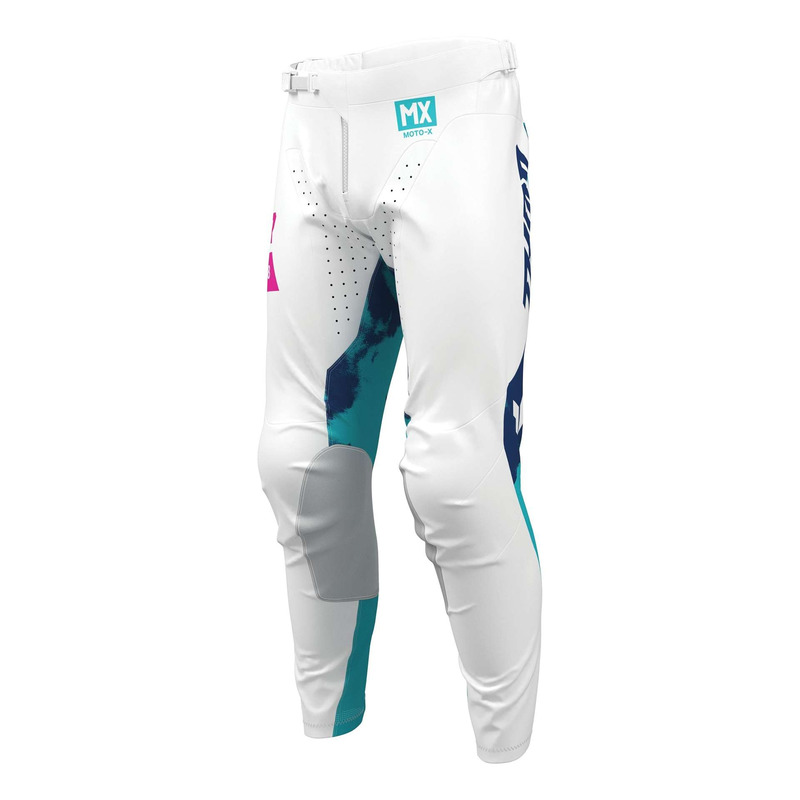 Pantalon cross Thor Launchmode Bleach white/aqua-