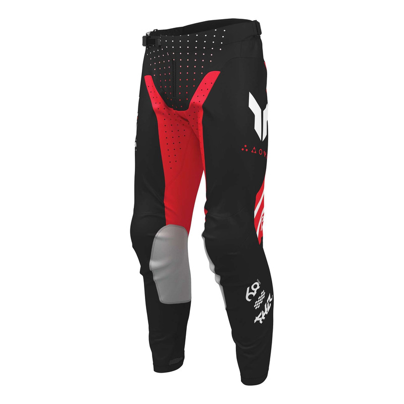 Pantalon cross Thor Launchmode Futura black/red-