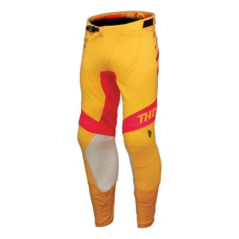 Pantalon cross Thor Prime Analog lemon/red-