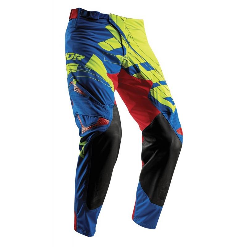 Pantalon cross Thor Prime Fit Paradigm vert/bleu/rouge- 32