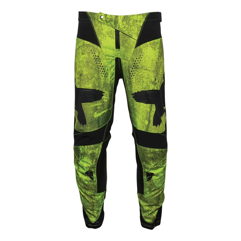Pantalon cross Thor Pulse Hazard acid/noir- US-28