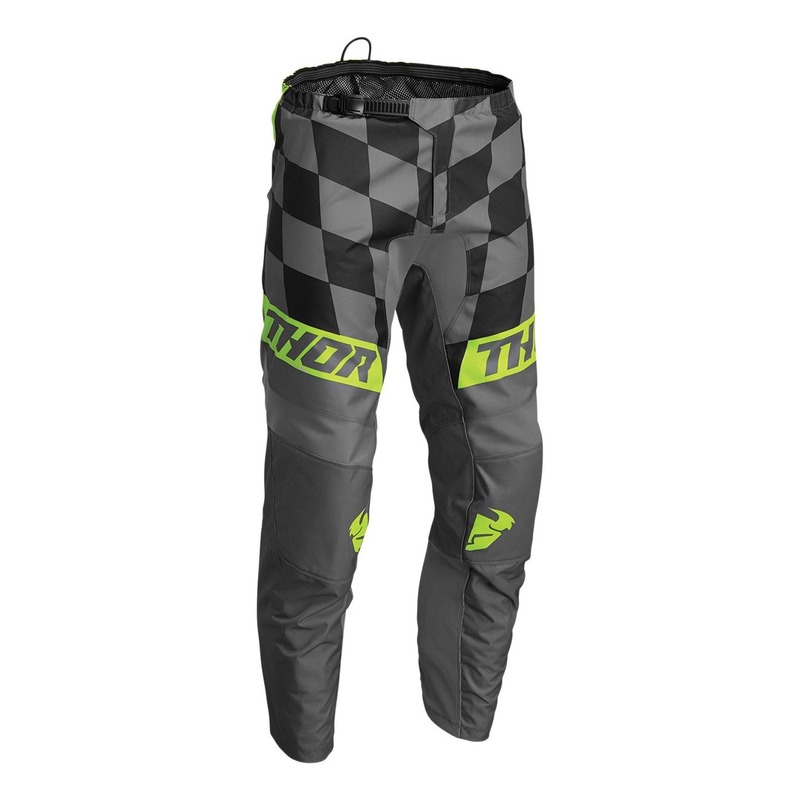 Pantalon cross Thor Sector Birdrock gris/acid- US-28