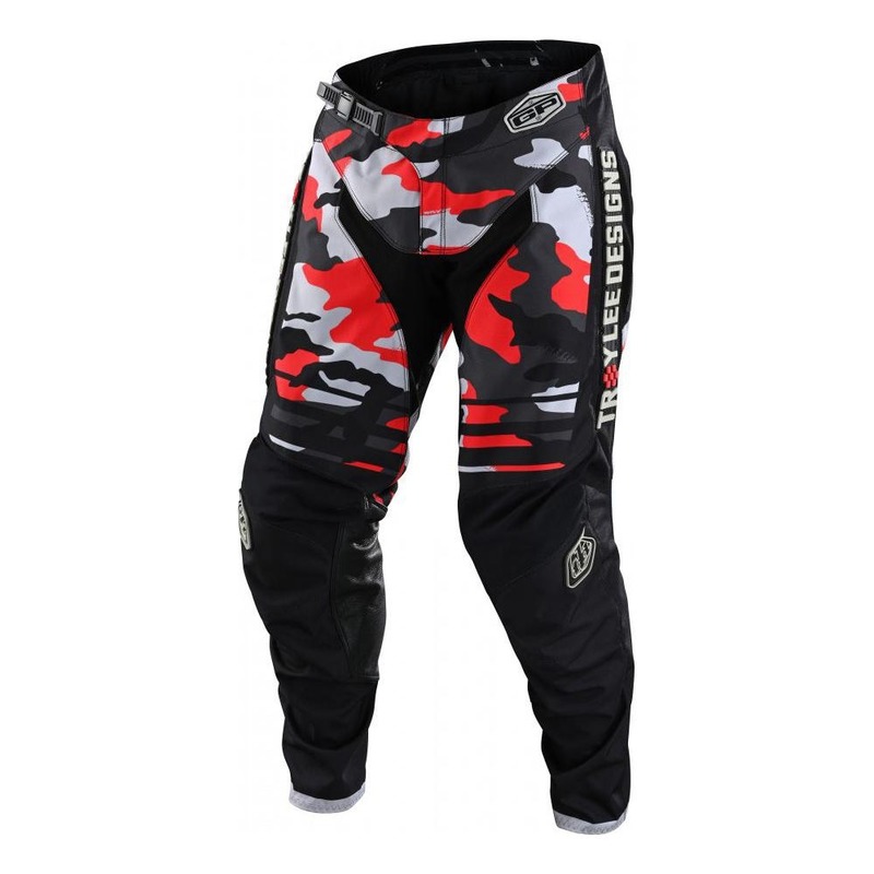 Pantalon cross Troy Lee Designs GP Formula camo noir/rouge- 28