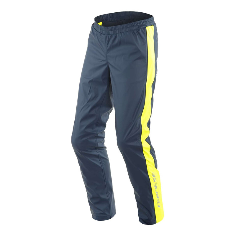 Pantalon de pluie Dainese Storm 2 Unisex bleu/jaune fluo