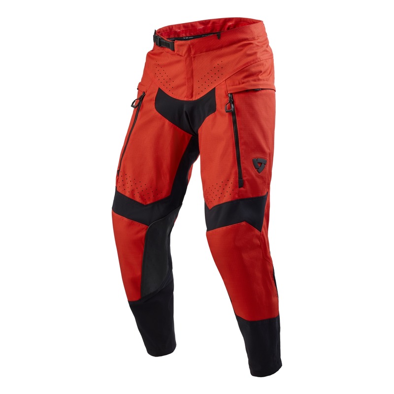 Pantalon enduro textile Rev'it Peninsula rouge (long)