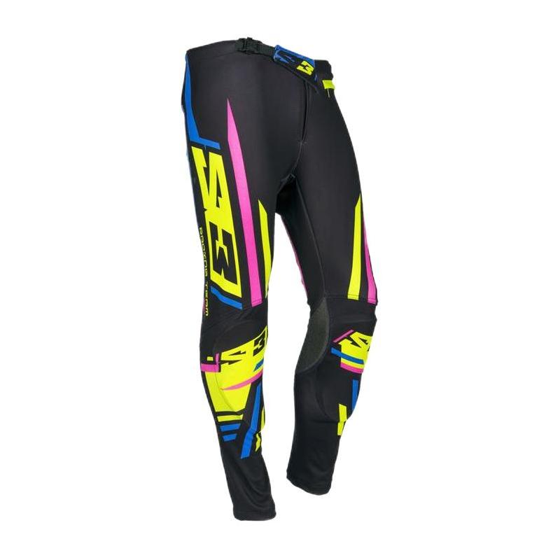 Pantalon enfant de Trial S3 Racing Team rose/bleu- US-20