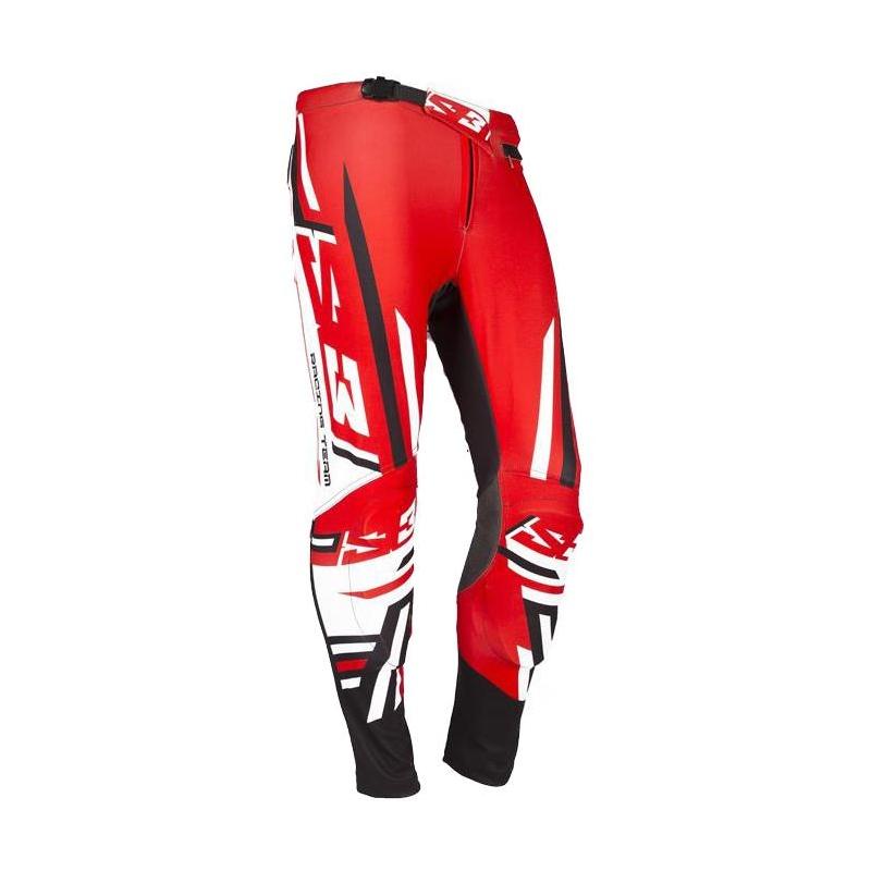 Pantalon enfant de Trial S3 Racing Team rouge/noir- US-20