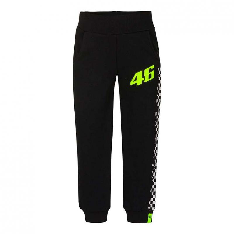 Pantalon enfant VR46 jogging Race noir- 1/3 ans