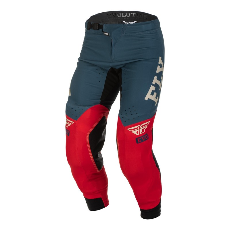 Pantalon Fly Racing Evo DST rouge/gris- US-28