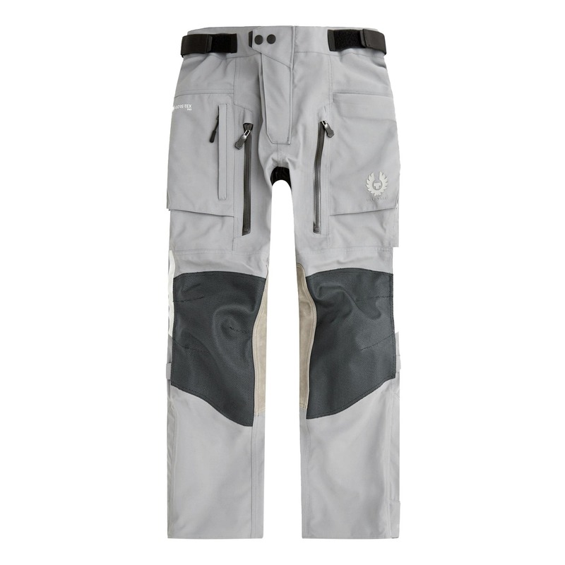 Pantalon textile Belstaff Long Way GTX gris- M