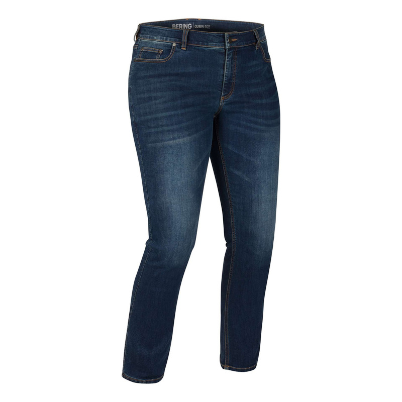 Pantalon textile Bering Lady Trust Queen Size bleu- WT2