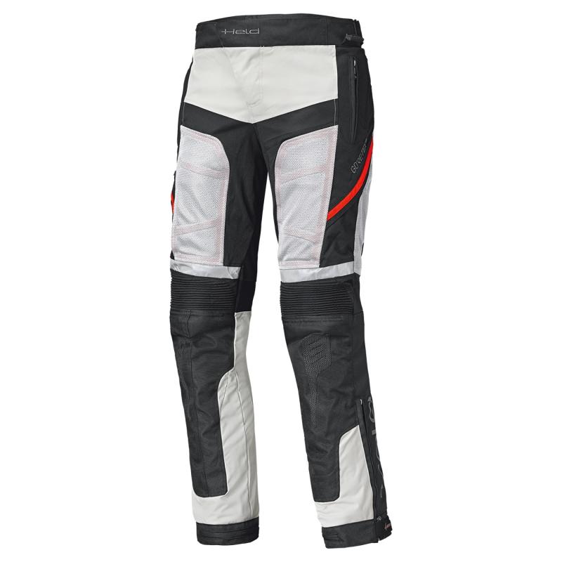 Pantalon textile Held AeroSec GTX Base gris/rouge- XS