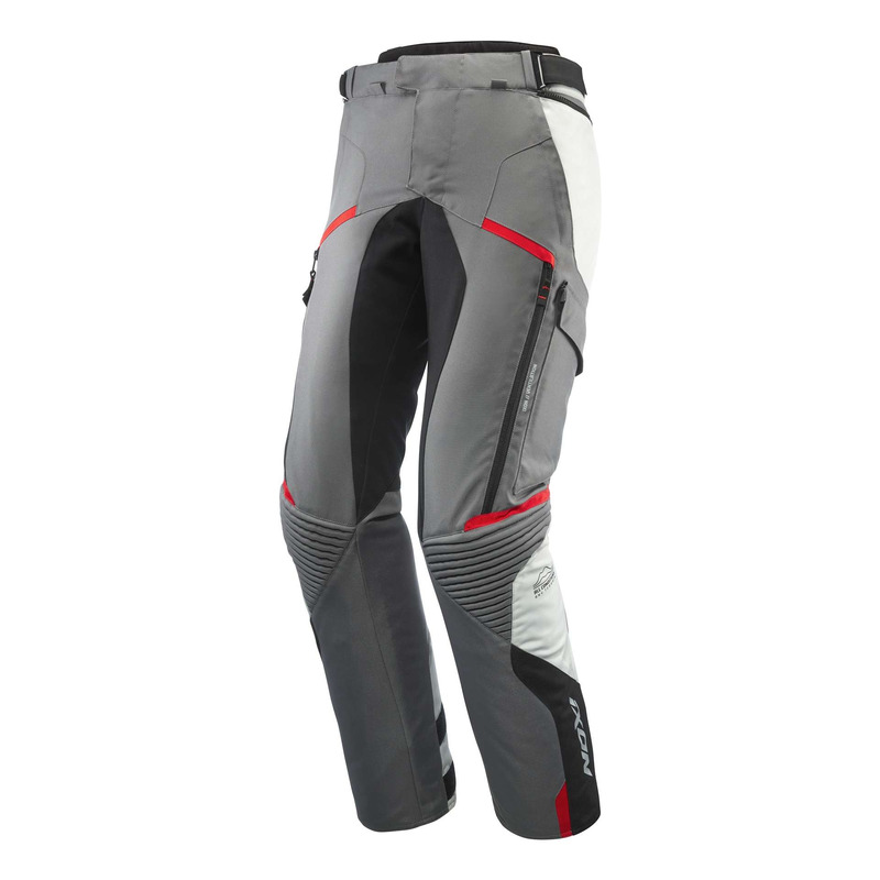 Pantalon textile Ixon Midgard gris/noir/rouge