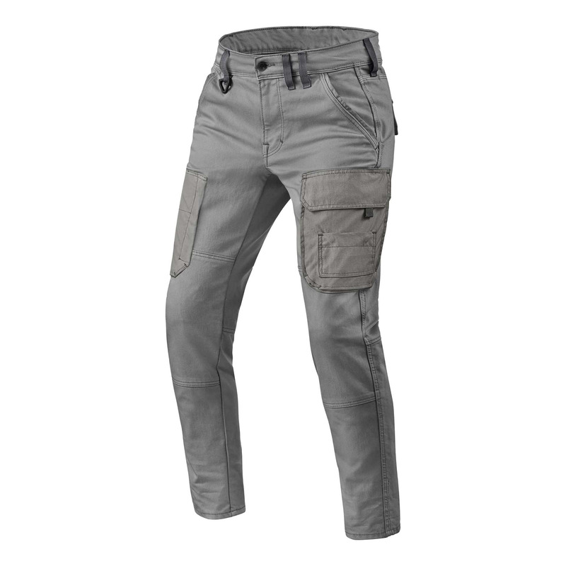Pantalon textile Rev’It Cargo Brant Slim grey – L32